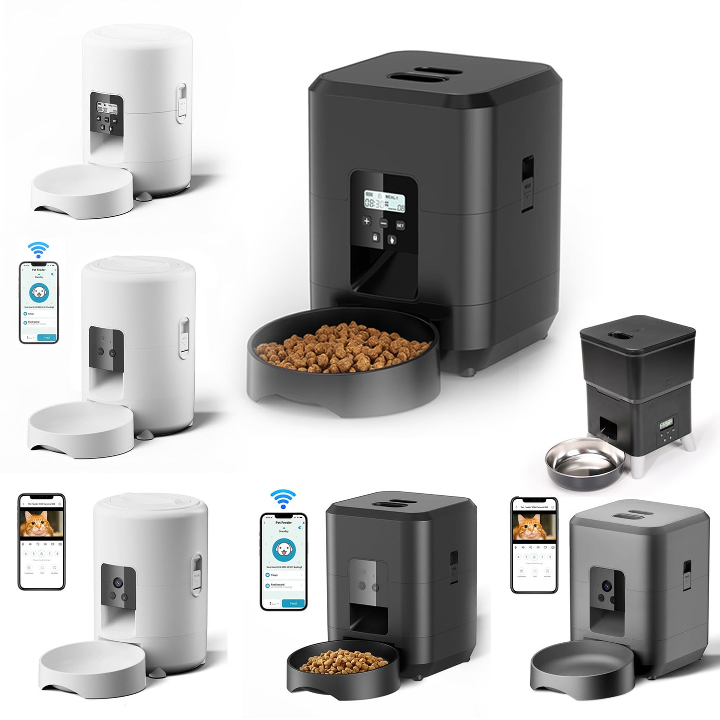 Smart Pet Feeder WiFi Automatic Food Dispenser